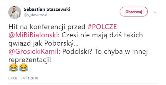 Kamil Grosicki BŁYSNĄŁ na konferencji... :D